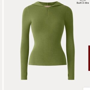 OGL Green Women's Quarter Zip Pullover Hoodie